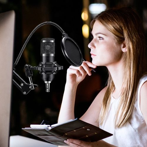 Complete Home Studio Recording Kit Mixer Condenser Microphone For Music Podcast — image 9
