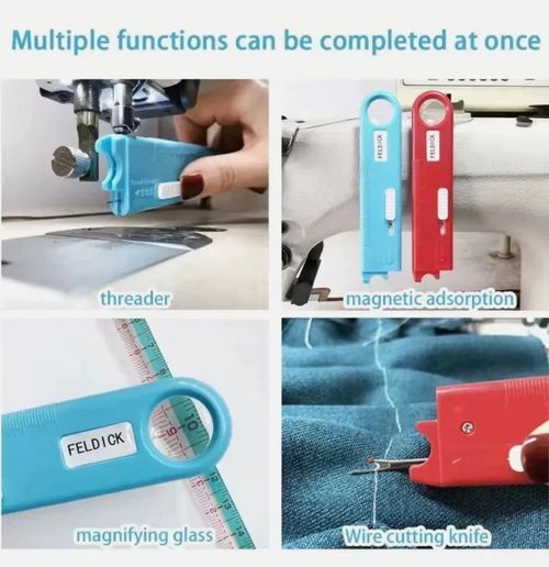 4 in 1 Sewing Machine Needle Threader Inserter Automatic Quick Threading Tool — image 1