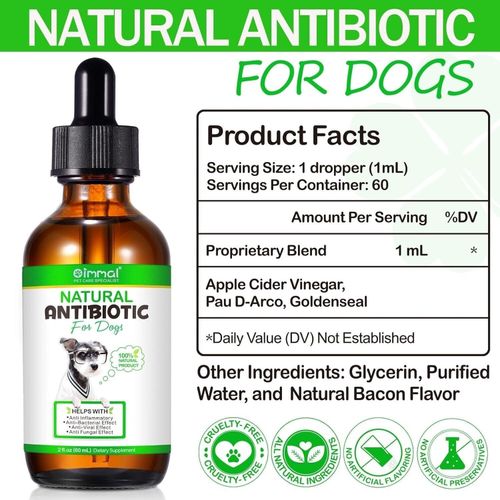 Natural Anti Biotic Drops for dogs Anti-Inflammatory 100% Immune System Support — image 4