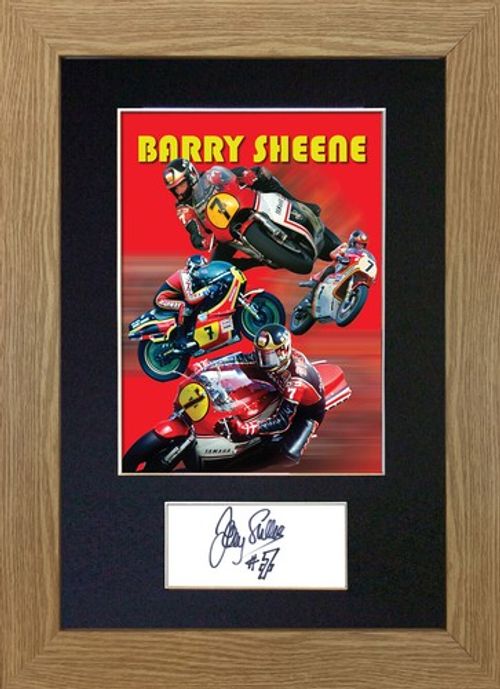 BARRY SHEENE Signed Mounted Reproduction Autograph Photo Prints A4 553