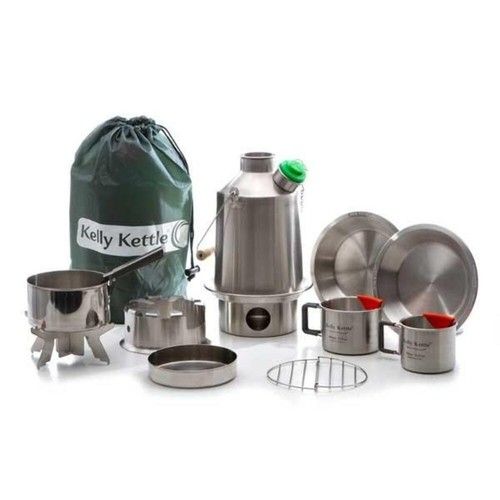 Kelly Kettle Ultimate 'Scout' Kit (Stainless steel) - VALUE DEAL Storm Kettle So