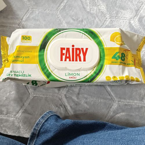 Fairy Lemon Multi-Surface Surface & Countertop Cleaning Wipes 100 Count