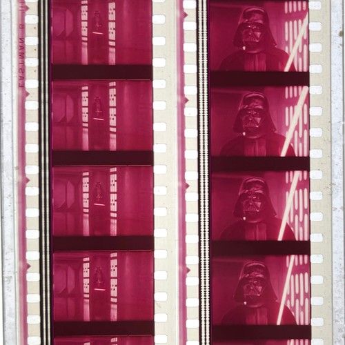 Original Star Wars 1977 Film Cell 35mm-A New Hope - Darth Vader Vs Kenobi #3