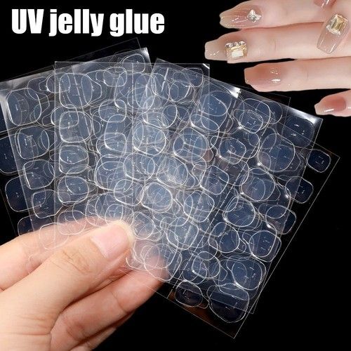 Nail Glue Tabs Adhesive Double-Sided Stickers for False Nails & Gel Manicure 120