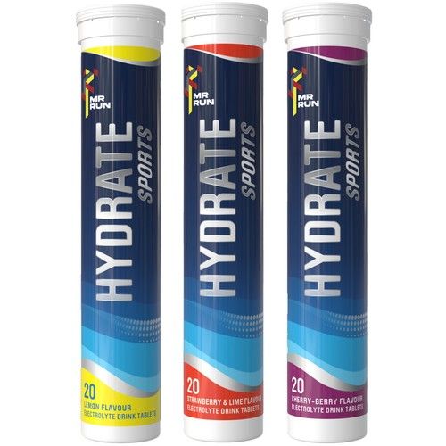 Electrolyte Tablets x 60 Zero Sugar - Lemon, Cherry Berry, Strawberry & Lime Mix