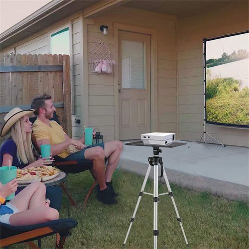 Aluminum Tripod Projector Stand Height Adjustable Laptop Computer Video Holder — image 11
