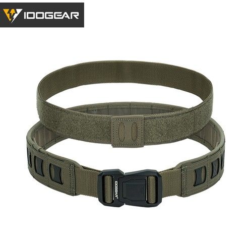 IDOGEAR 2 inch Tactical Belt Quick Release Buckle MOLLE Waistband Lightweight