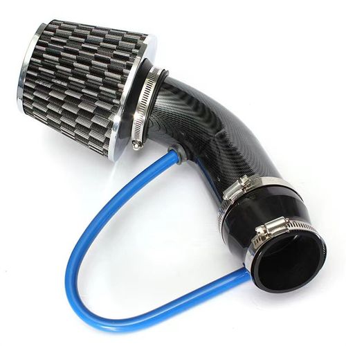 Car Cold Air Intake Filter Induction Pipe Kit Hose System Universal 3“76mm Black — image 3