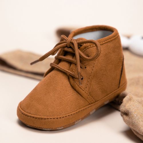 Newborn Baby Boy Pram Shoes Infant Comfortable Booties Inhouse Floor Shoes 0-18M — image 3