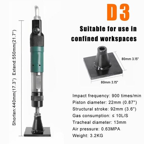 Industrial Earth Sand Air Hammer Sander Rammer Tamper Pneumatic Tamping Machine