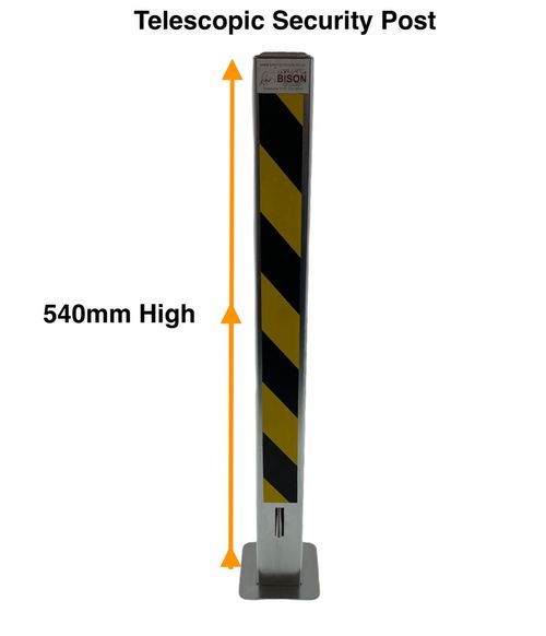 Telescopic Security Post Parking Bollard Drop Down Driveway Post — image 7