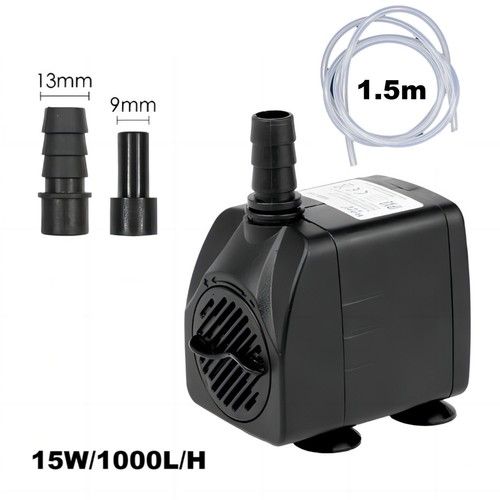 Water Pump Feature Fountain Outdoor Garden Fish Pond Submersible Aquarium UK