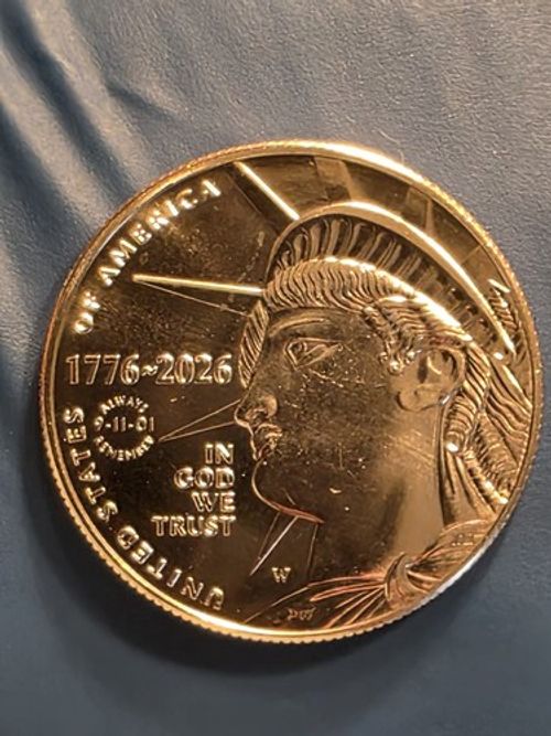 2026-W Enduring Liberty Half Dollar 50C 9-11-01 Always Remember W Privy IN HAND