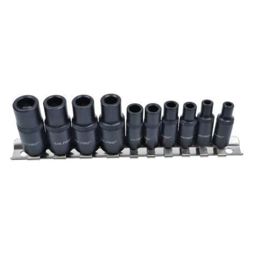 US PRO 10pc Magnetic Thread Tap Socket Set For Accurate Tapping M1.5 to M14 — image 2