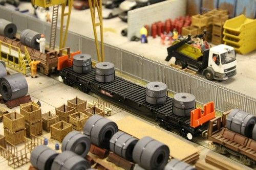 MODEL STEEL COILS 16mm (x10) BBA 'EYE TO SKY' - UNPAINTED - OO GAUGE 1/76 - NEW