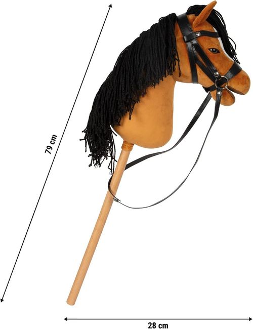 small foot Hobbypaard bruin 'Melodie', afneembare stok & manen, incl. halster, h — image 4