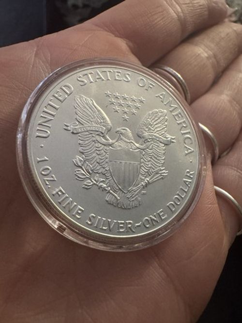 1987 Vintage 1 Oz 999 Silver American Eagle Liberty USA Fine Silver Coin