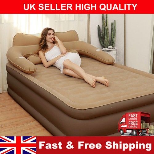 Air Mattress Sofa Bed Fit Outdoor Indoor Portable Inflatable Couch Queen Size