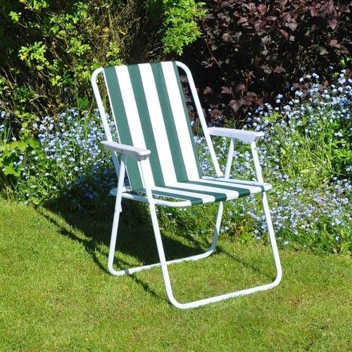 X1 Folding Chair Garden Picnic Patio Portable Camping Beach Fishing Outdoor Seat