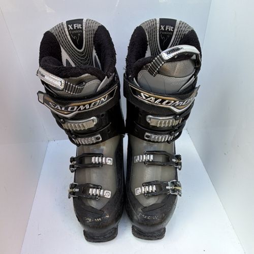 Salomon Mission 6 Men’s Ski Boots Size 27 100mm Last Stiff Flex Black/Grey — image 8
