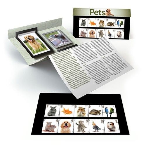 Pets Stamps Presentation Pack from Royal Mail