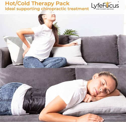 Reusable Hot & Cold Pack Multi-Use Ice Therapy Compression Gel Wrap -LyfeFocus — image 5
