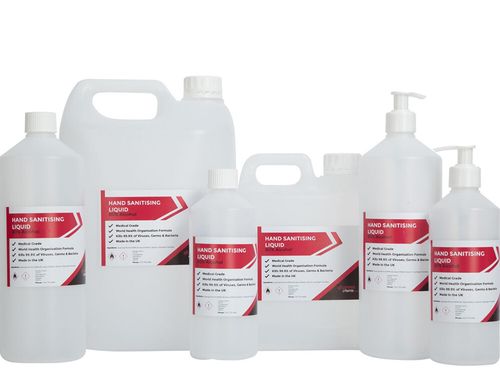 Hand Sanitiser Liquid - 80% ALCOHOL - Kills 99.9% Viruses, Bacteria & Germs  — image 1