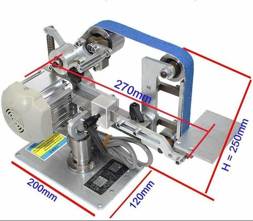 550W 762*25mm Brushless Belt Machine DIY Belt Sander Polishing Grinding Machine — image 2