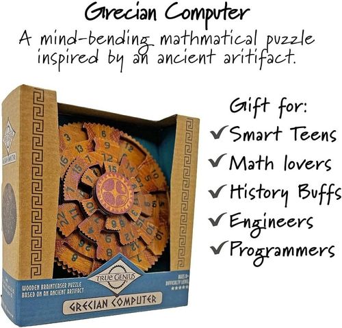 Brain Teaser Math Puzzle - Grecian Computer — image 1