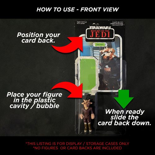 Star Wars - Action Figure Card Back Display / Storage Blister Cases - 20 Pack — image 4