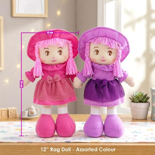 Soft Rag Baby Doll 35cm Cuddly Toy First Doll for Girls Boys 10m+ Gift BiBi Doll — image 5