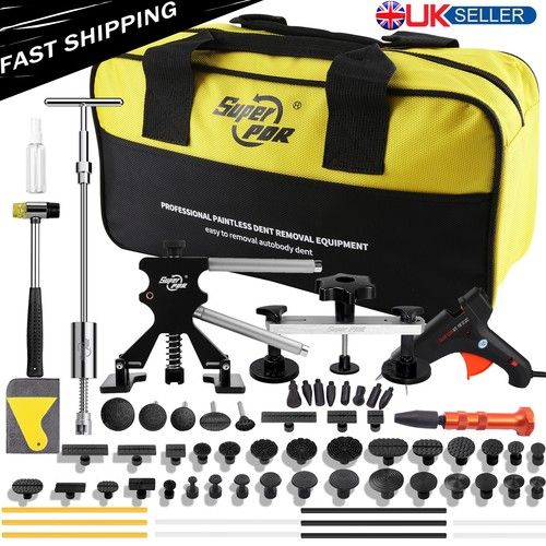 PDR Car Body Glue Puller Tabs Pulling Paintless Dent Repair Removal Tool Kit UK