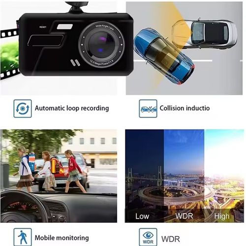 4" Dash Cam Pro Car Camera Recorder Dual Front and Rear HD 1080P Night Vision UK — image 9