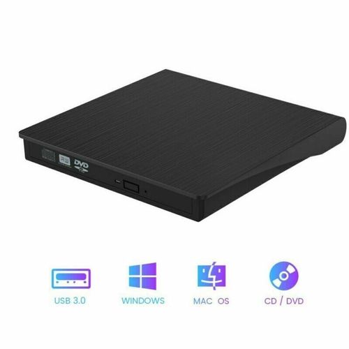Slim External CD/DVD Drive USB 3.0 Player Burner Reader Writer for Laptop PC MAC — image 7