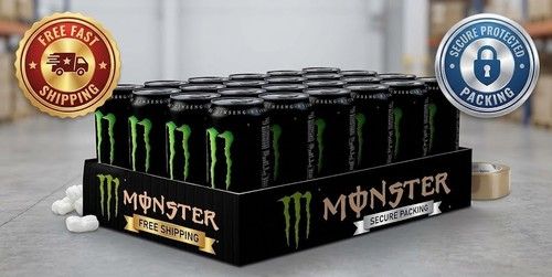 Monster Energy Drink 500ml Cans x24/x12 | Original Energy Drink | Pack of 24 New