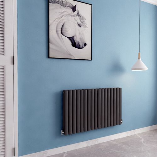 Designer Radiator Horizontal Vertical Oval Column Flat Panel Central Heating Rad — image 2