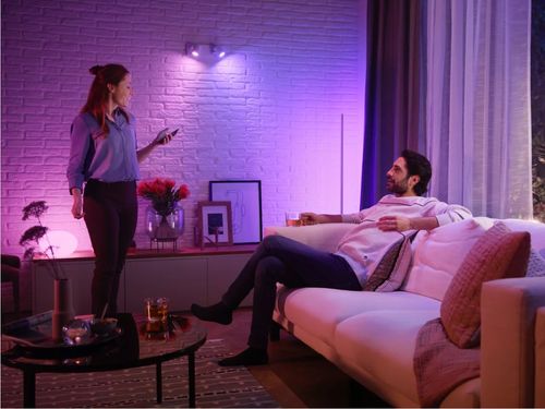 PHILIPS HUE GU10 3PACK SMART SPOTLIGHT–WHITE AND COLOUR AMBIANCE GU10 400 LUMEN. — image 13