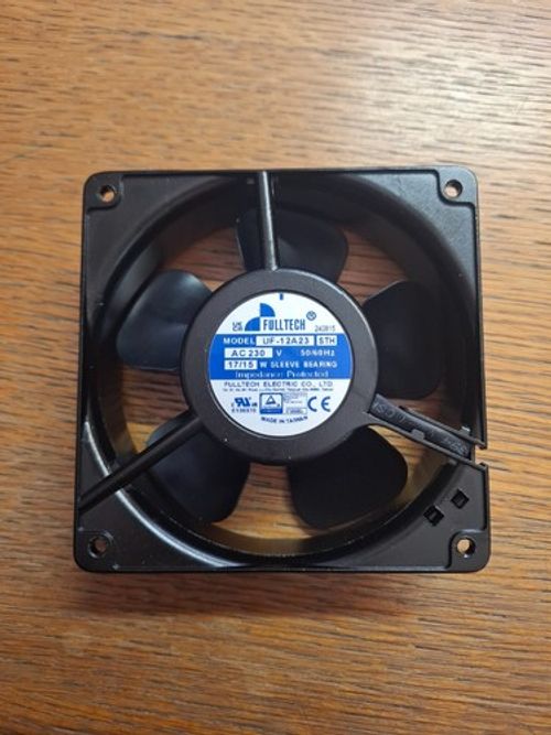 Fulltech fan Model UF-12A23 STH AC230 50/60Hz 17/15 w sleeve bearing
