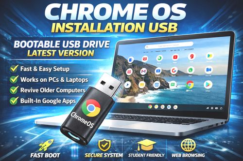 Chrome OS Installation USB BOOTABLE USB Drive Chrome OS USB Latest Version UK — image 1