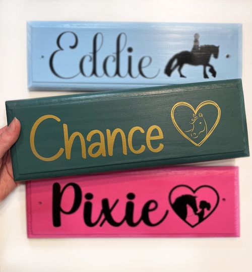 Stable name plaques | Stable name plates | Stable door signs | Stable signs — image 7