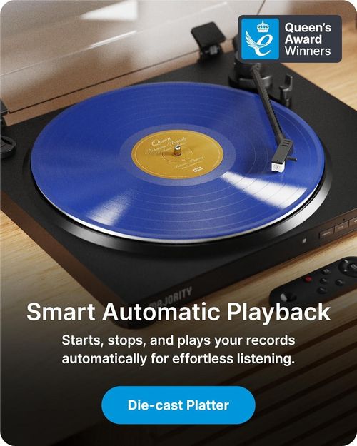 Majority Fully AUTOMATIC VINYL TURNTABLE USB Bluetooth — image 3