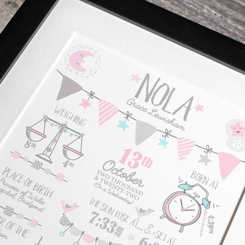 Personalised Baby Gift, Baby Boy Gift, Baby Girl Gift, New Baby Gift Christening — image 4
