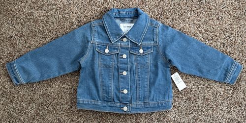 NWT Old Navy Jean Jacket Toddler Size 2T Medium Wash — image 1