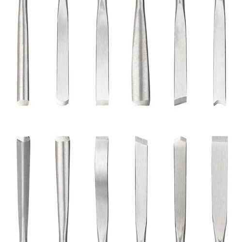 12Pcs Wood Carving Hand Chisel Set Woodworking Professional Lathe Gouges Tools — image 5