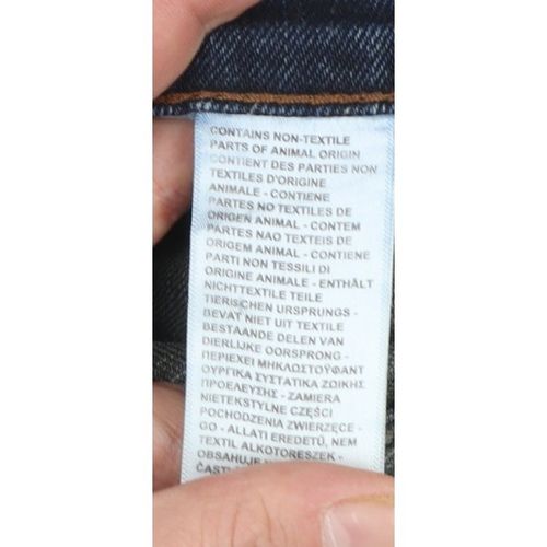 Levi's Mens Straight Jeans Size 32 Blue Pockets Logo W32 L34 — image 7