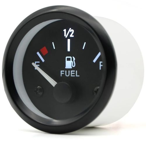 2" 52mm Universal Car Fuel Level Gauge Meter With Fuel Sensor E-1/2-F Pointer — image 4