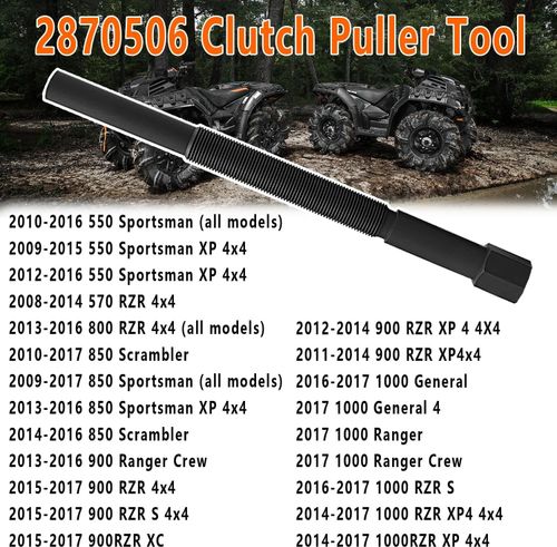 Primary & Secondary Drive Clutch Puller Tool for Polaris Sportsman Xplorer Magnu — image 2