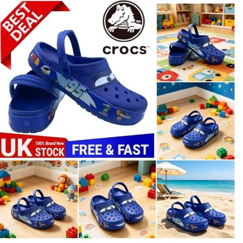 UK*Brand New* Crocs Lightning McQueen Cars ALL ADULT SIZES TikTok Trending 2026