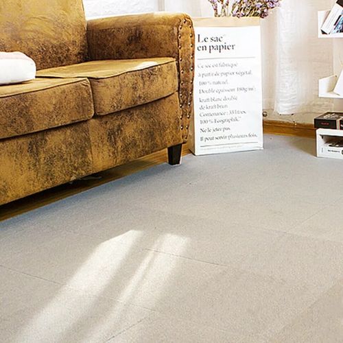 50x50cm Self Adhesive Area Carpet Tiles Peel and Stick Floor Plank Mat Non-Slip — image 2