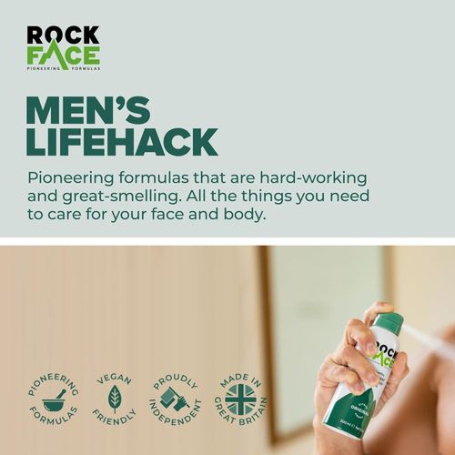 Rock Face Men's Body Spray - Original Fragrance Body Spray Deodorant for Men 1x6 — image 4